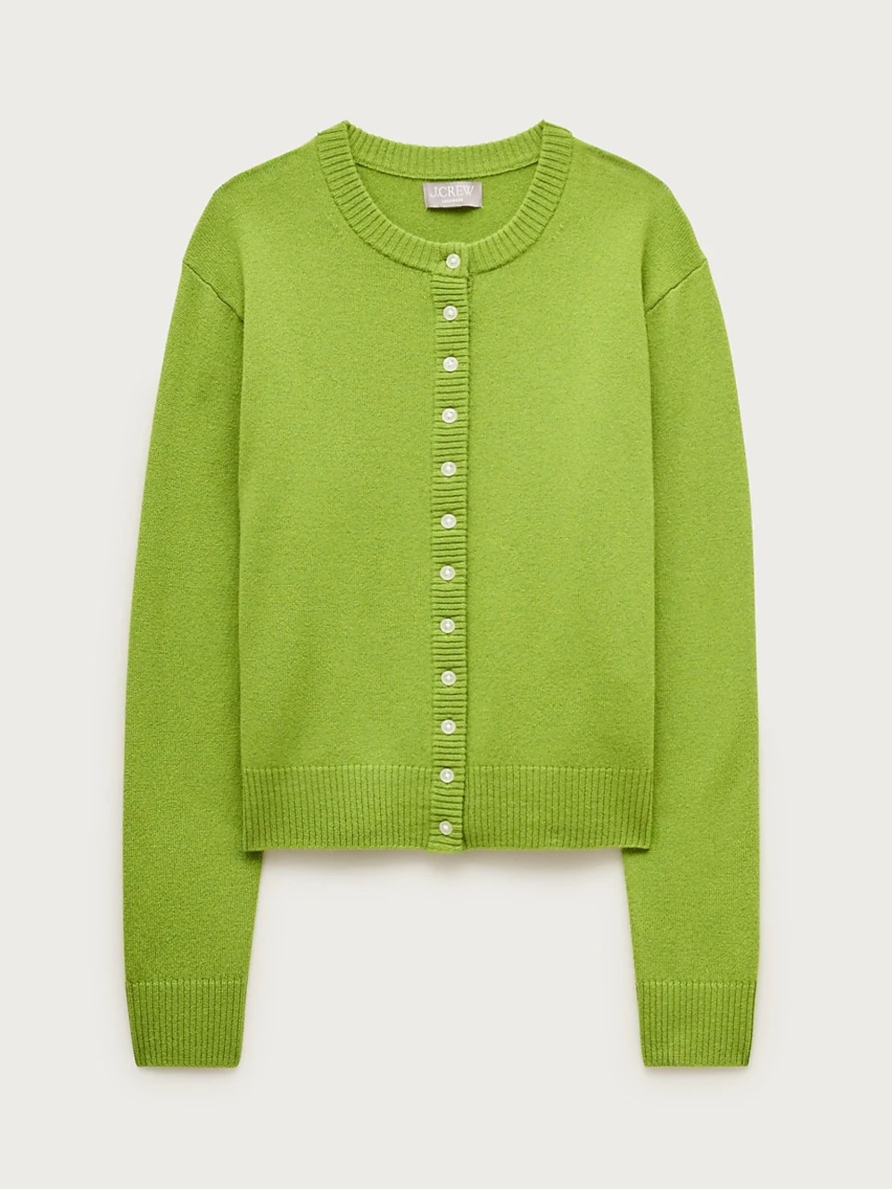 J. Crew Perfectly Cashmere Cardigan Green